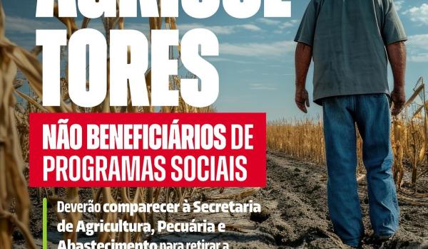 Imagens da Atenção, agricultores de América Dourada!