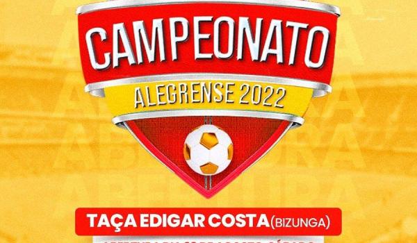 Campeonato de Futebol Alegrense 2022 -homenagear Edigar Costa, popularmente conhecido como Bizunga. Campeonato de Futebol Alegrense 2022 -homenagear Edigar Costa, popularmente conhecido como Bizunga.