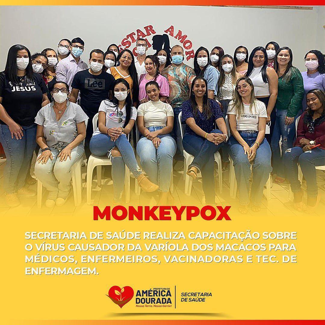 MONKEYPOX- capacitação para profissionais de saúde sobre o vírus causador da Varíola dos Macacos