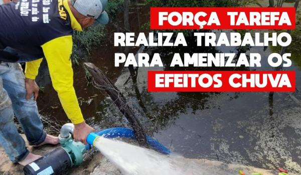 Quando às chuvas torrenciais caíram em nossa cidade, equipes intersetoriais da Prefeitura estão nas ruas para buscar amenizar os efeitos causados por este fenômeno da natureza.