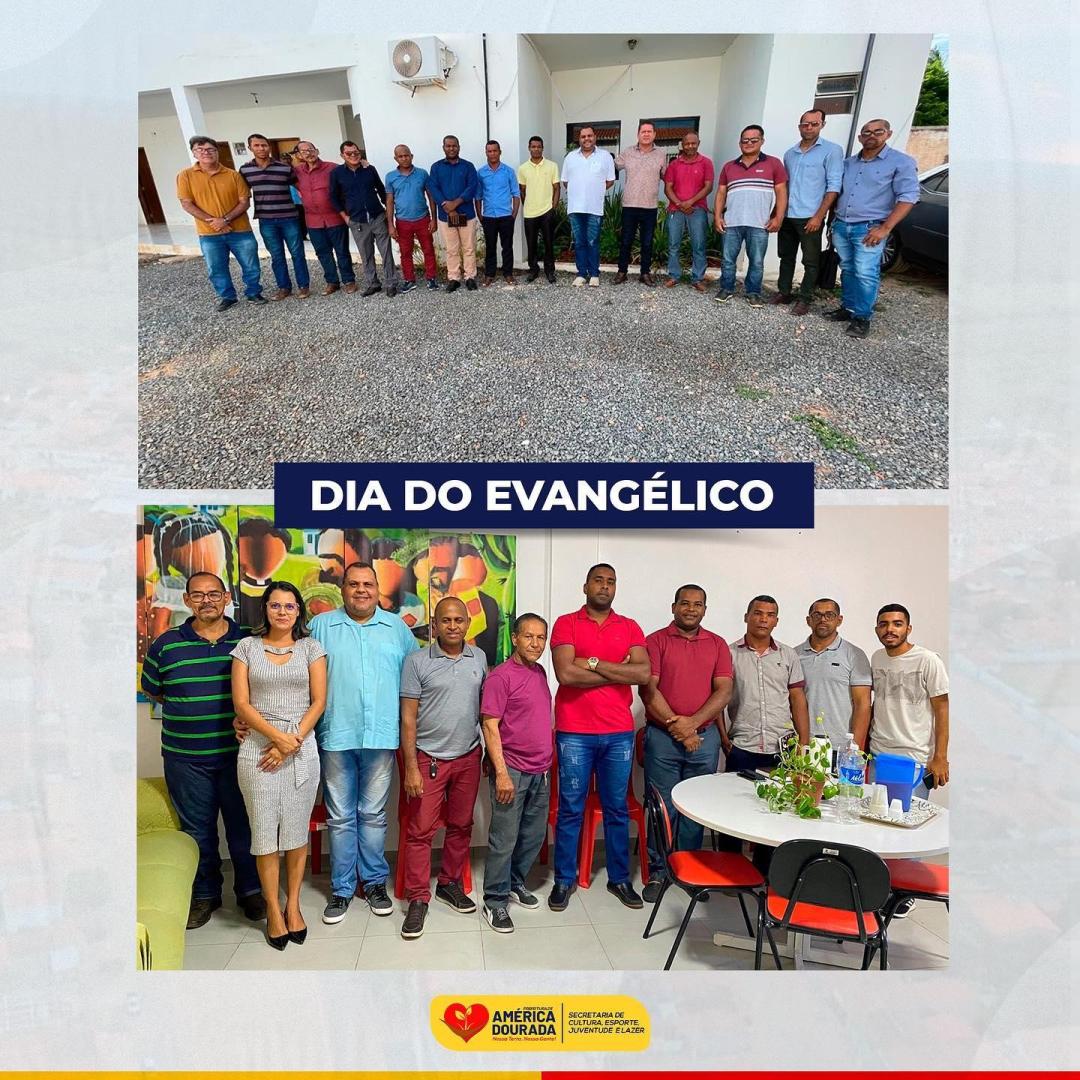 Reunião com representantes religiosos de todo o município para tratar sobre a comemoração do Dia do Evangélico.