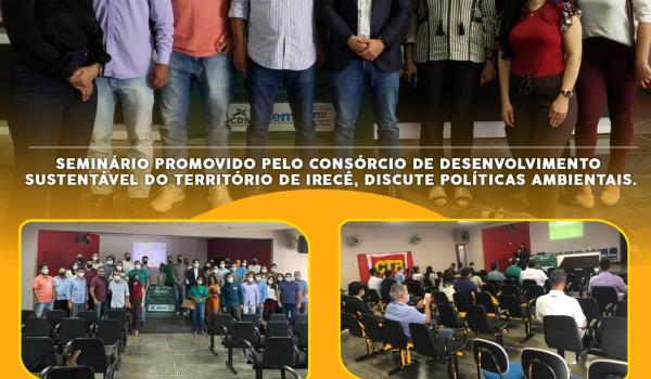 SECRETARIA DE MEIO AMBIENTE PARTICIPA DE SEMINÁRIO NO CONSÓRCIO DE...