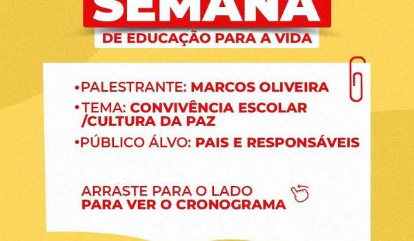 SEMANA DE EDUCAÇÃO PARA A VIDA